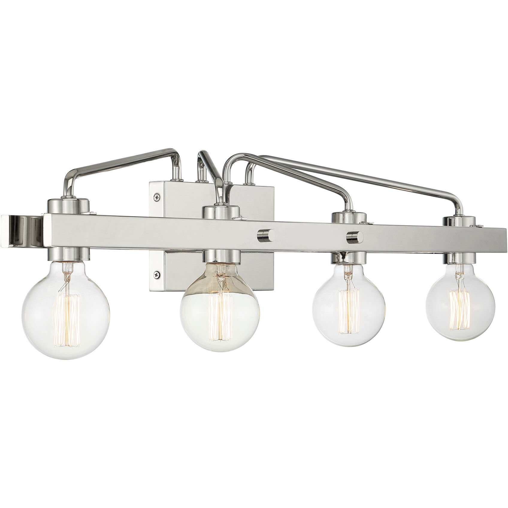 Ravella 3 Light 33.25 inch Polished Nickel Bath Bar Wall Light